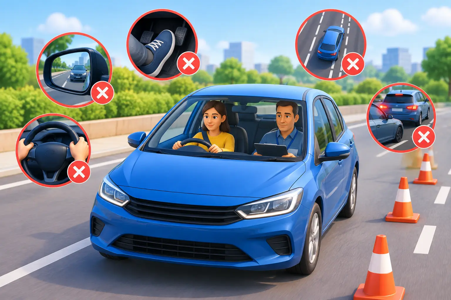 Driving Test Faults and How to Avoid Them